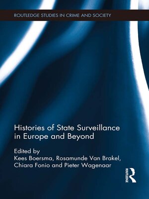 cover image of Histories of State Surveillance in Europe and Beyond